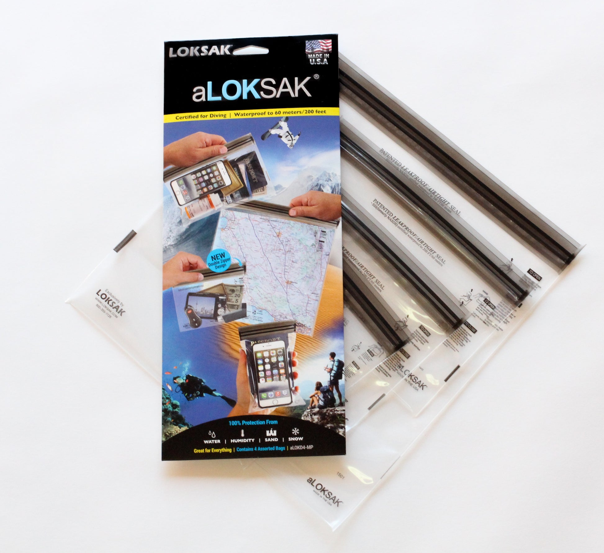 ALOKX6_1 - Loksak pochette étanche 22 X 14 Aloksak LOK-ALOKD2-9X6_1 : Vente  de Couteaux en ligne 
